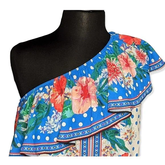 Flying Tomato One Shoulder Top Size Small - Picture 4 of 9